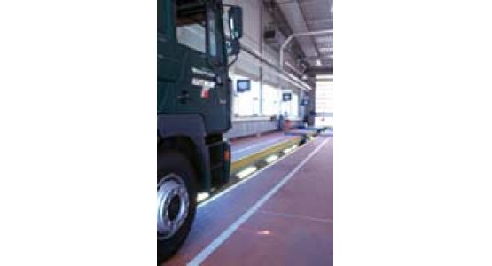 Силовой роликовый тормозной стенд IW 7 EUROSYSTEM фирмы МАНА (Германия)